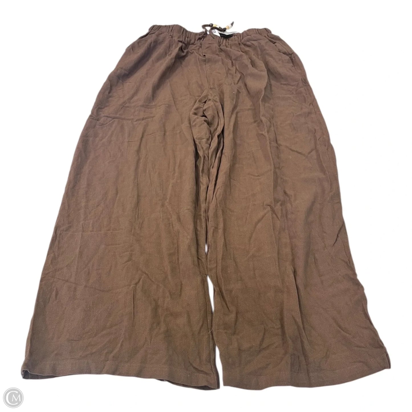 Pants Linen By Shein In Brown, Size: L