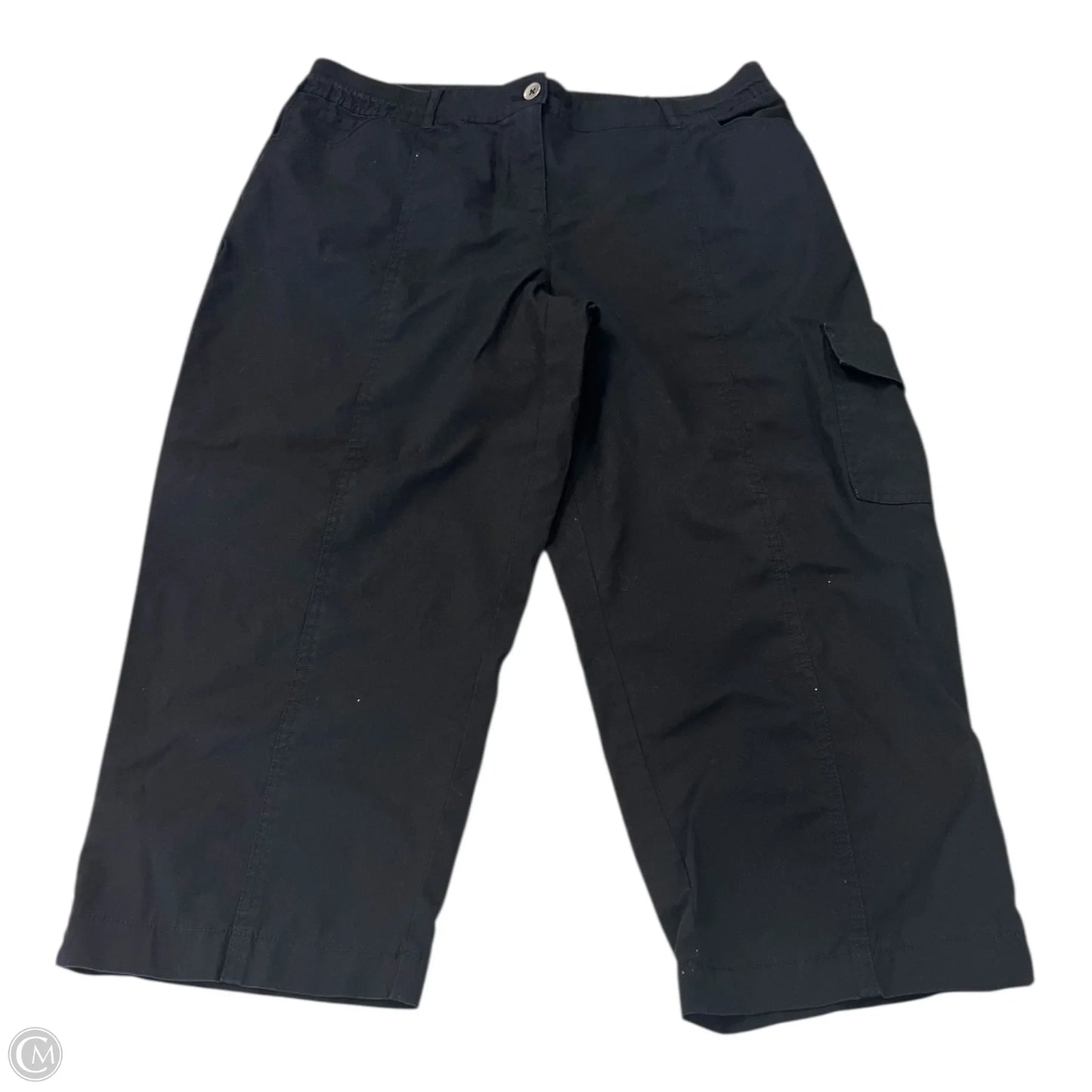 Capris By Chicos In Black, Size: L