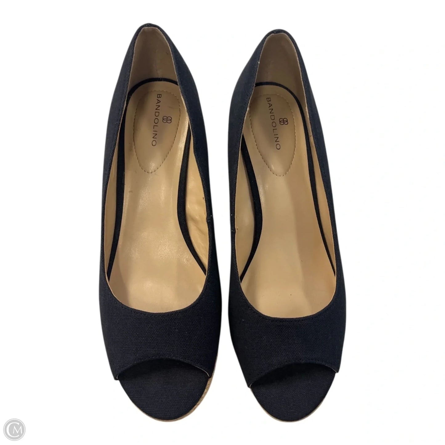 Shoes Heels Wedge By Bandolino In Navy, Size: 9