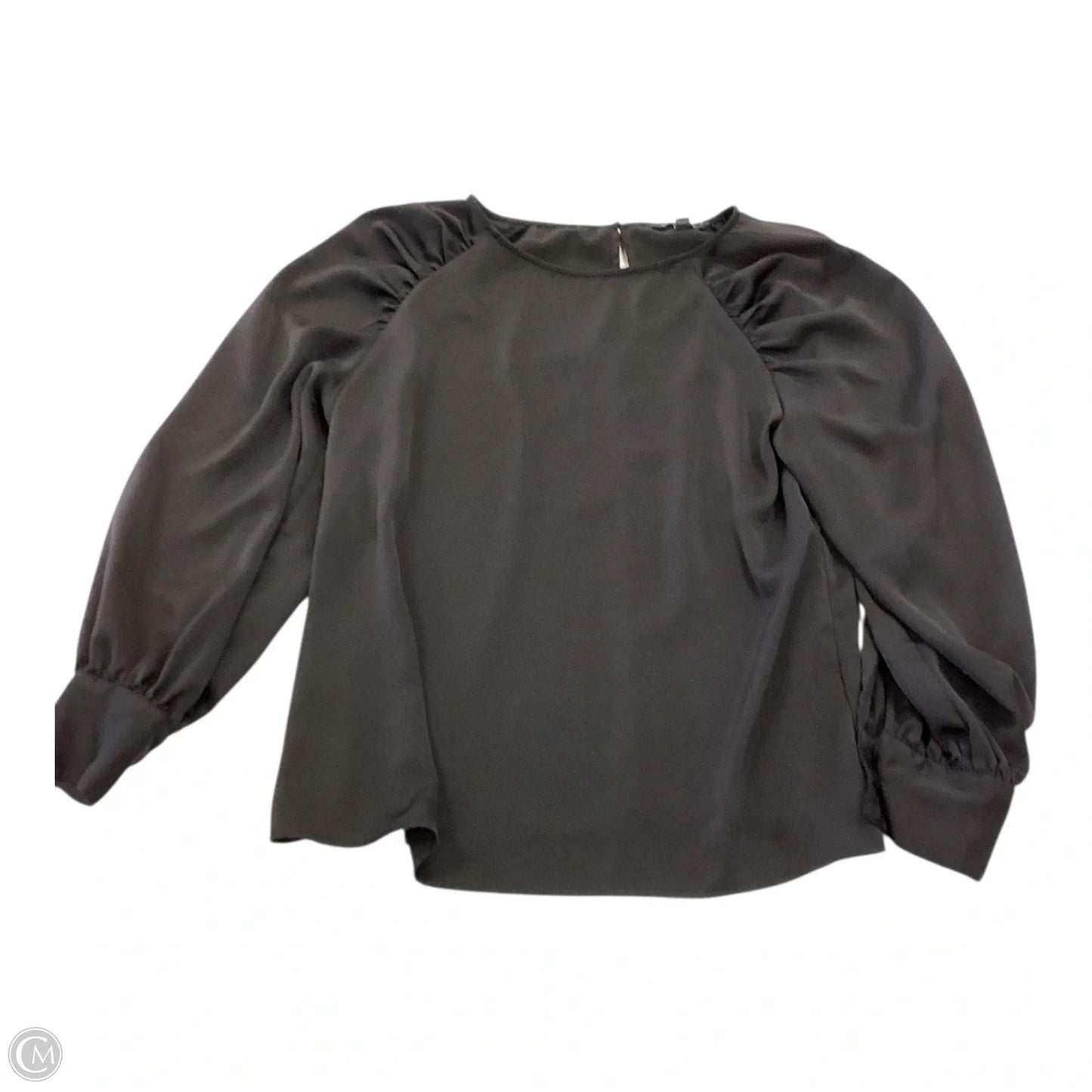 Top Long Sleeve By Banana Republic In Black, Size: M