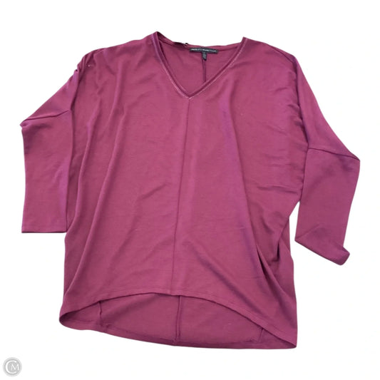 Tunic 3/4 Sleeve By White House Black Market In Purple, Size: S