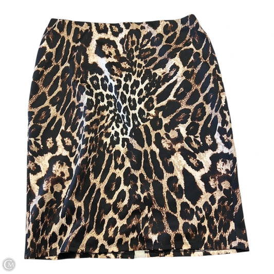 Skirt Mini & Short By Nycc In Animal Print, Size: L
