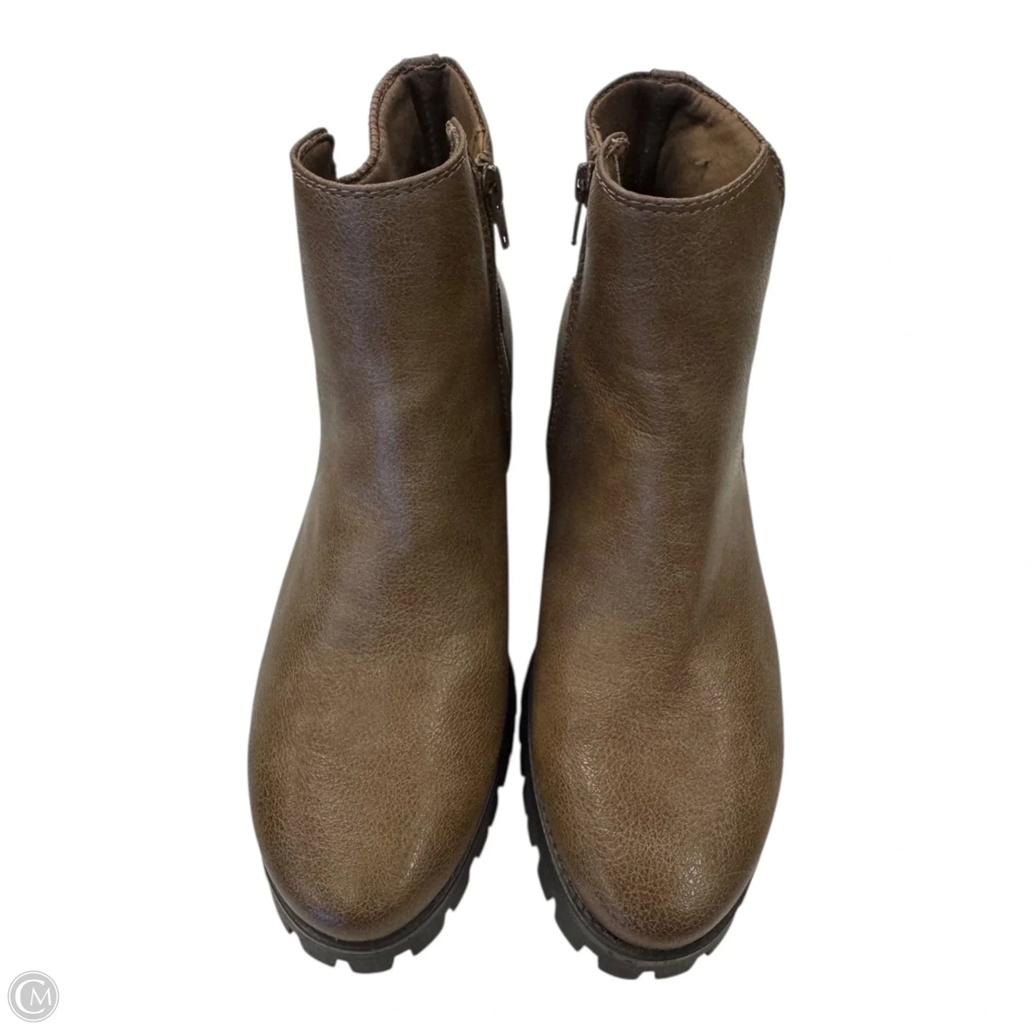 Boots Ankle Flats By Bare Traps In Brown, Size: 8.5