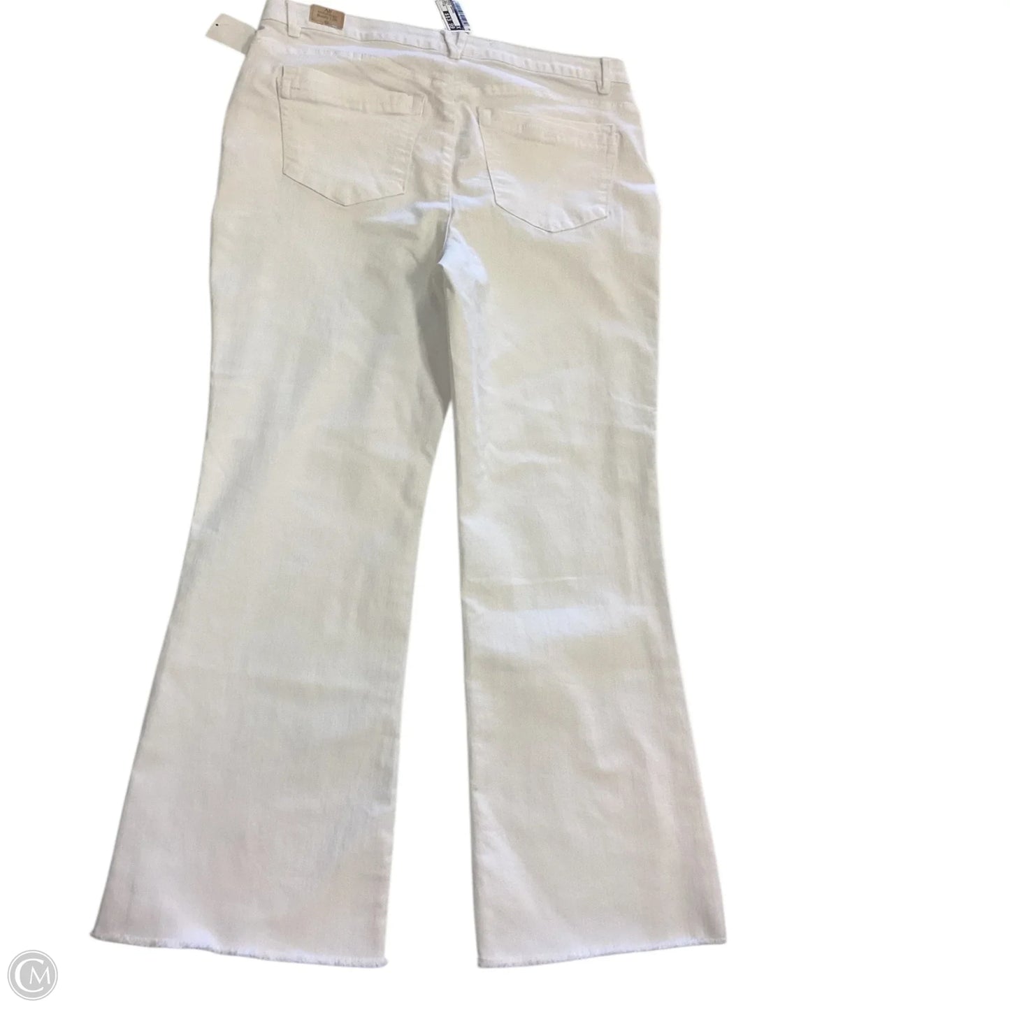 Pants Cropped By Democracy In White, Size: 14