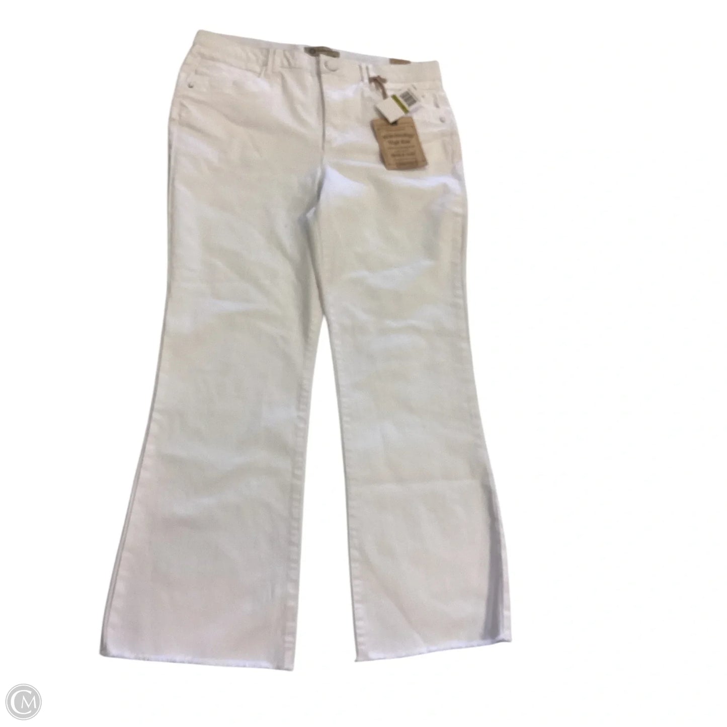 Pants Cropped By Democracy In White, Size: 14
