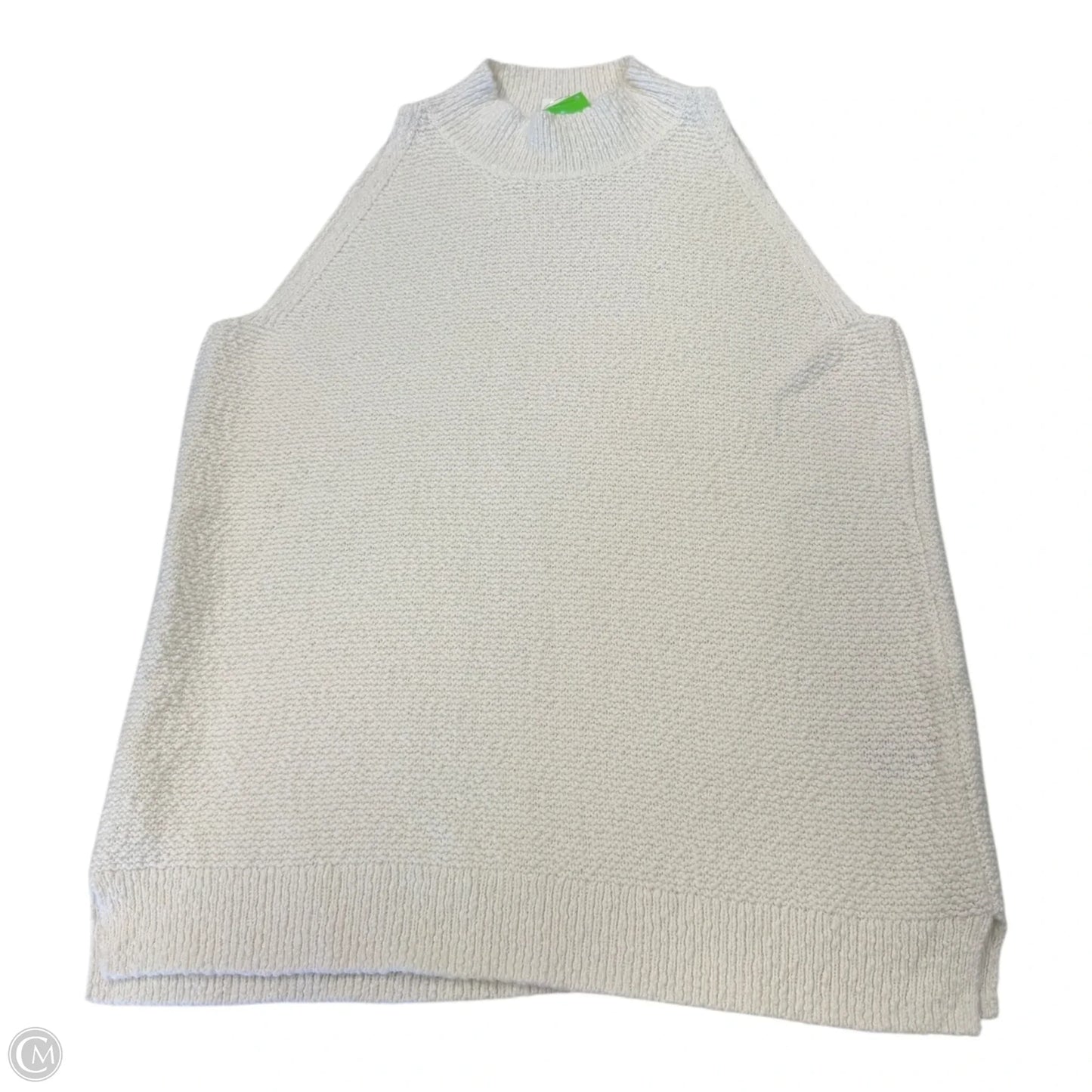 Top Sleeveless By Gap In Cream, Size: S