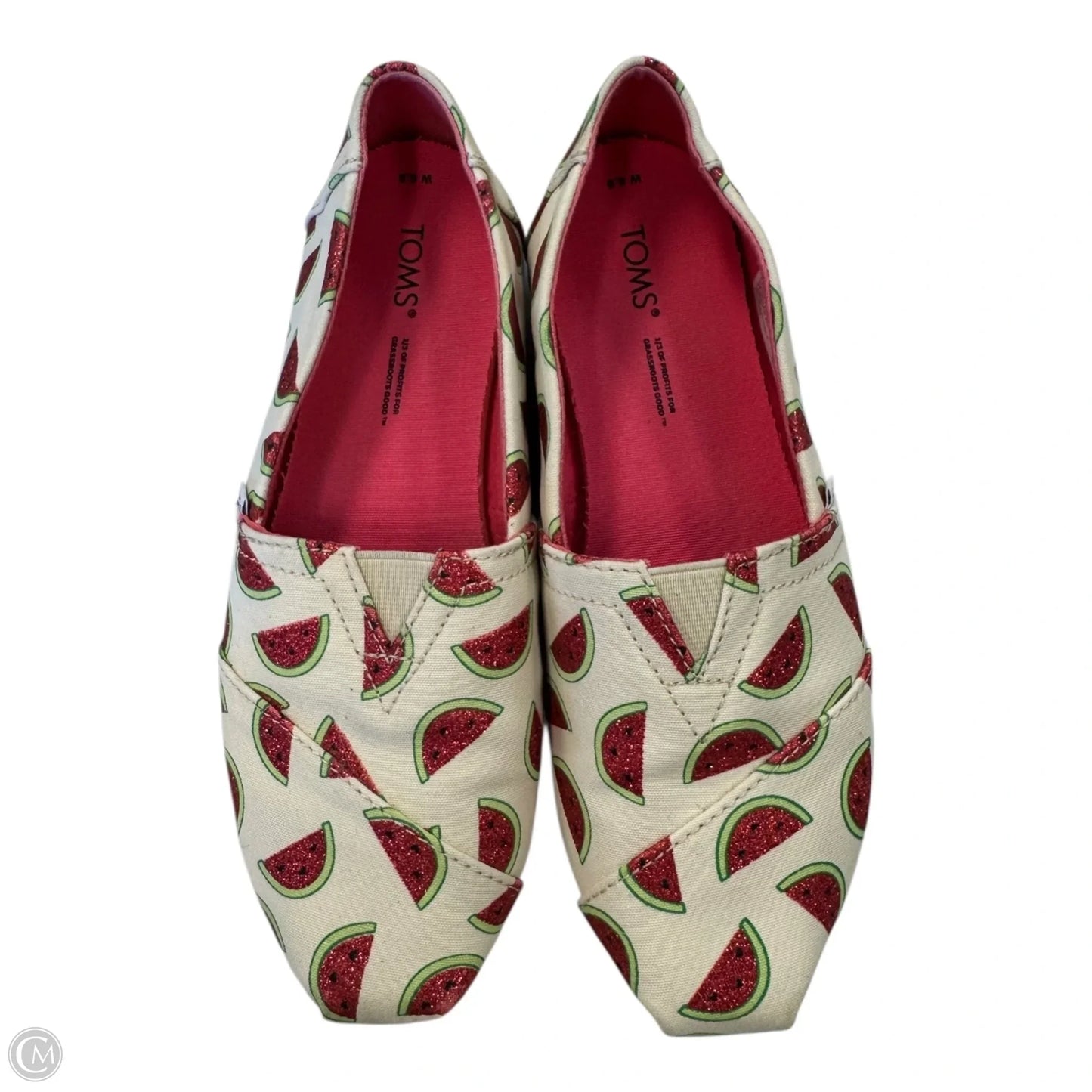 Shoes Flats By Toms In Pink, Size: 6.5