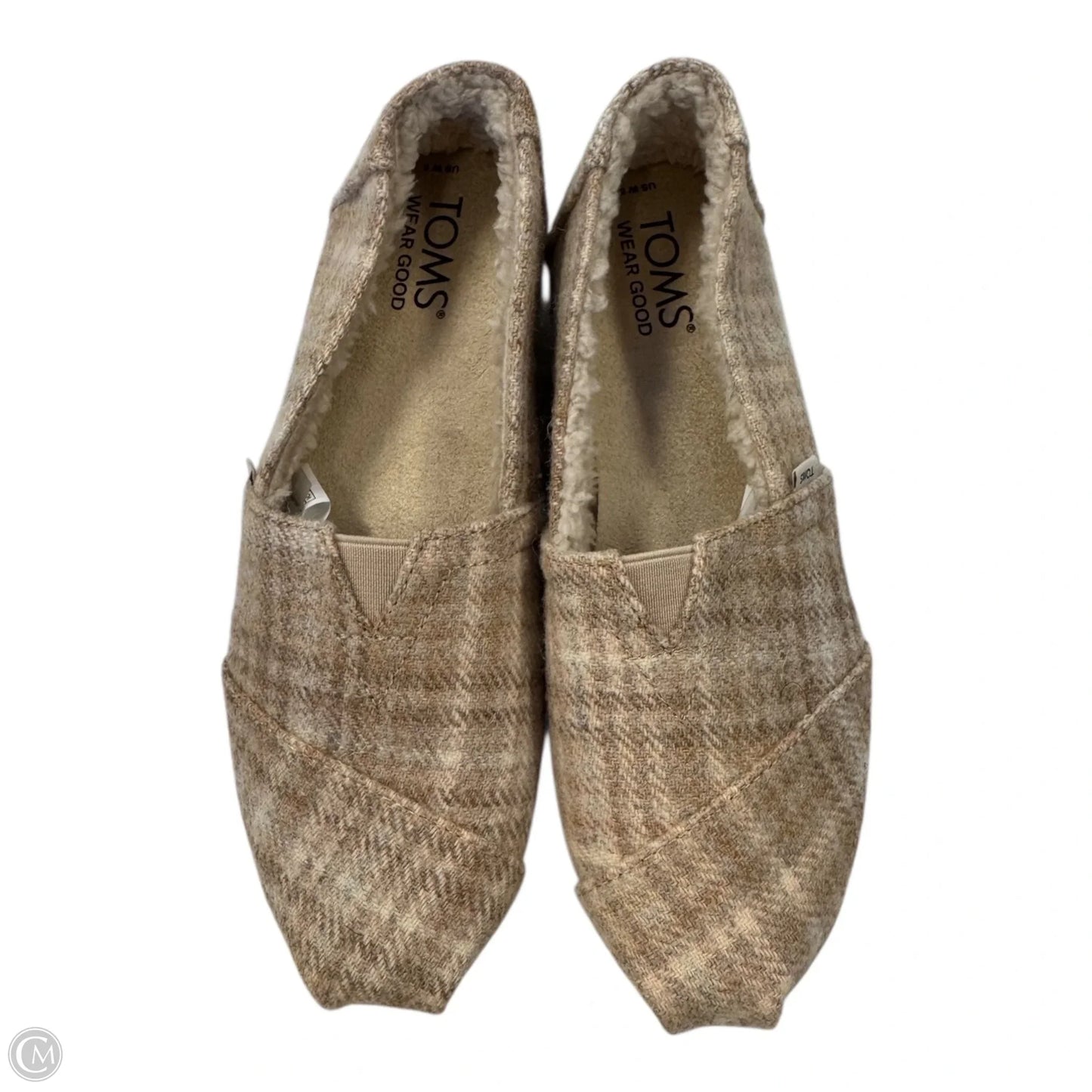 Shoes Flats By Toms In Tan, Size: 5