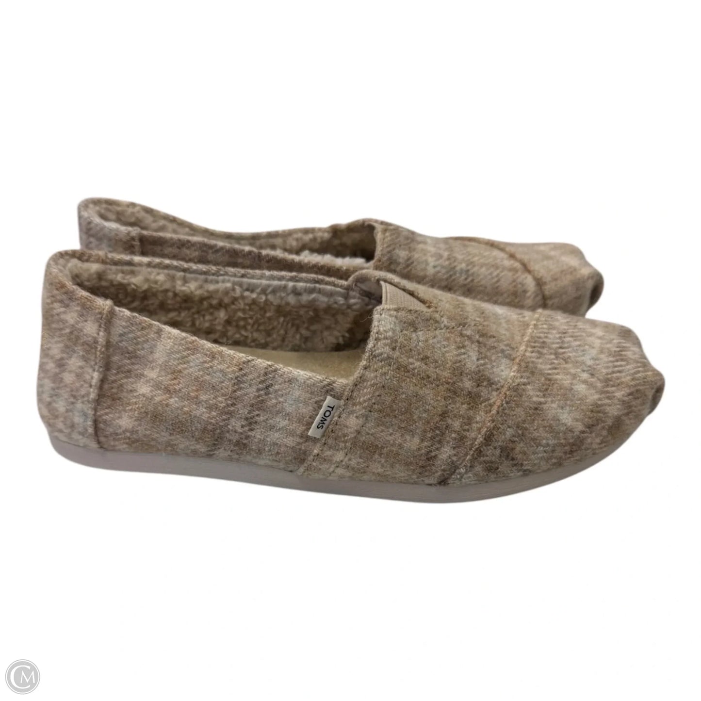 Shoes Flats By Toms In Tan, Size: 5