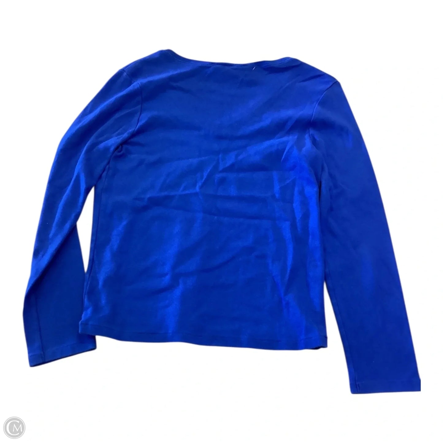 Top Long Sleeve By Ralph Lauren In Blue, Size: Xl