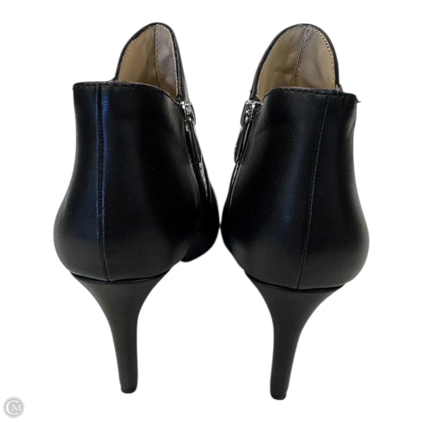 Boots Ankle Heels By Adrienne Vittadini In Black, Size: 7.5
