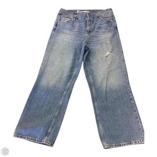 Jeans Wide Leg By Zara In Blue, Size: 8
