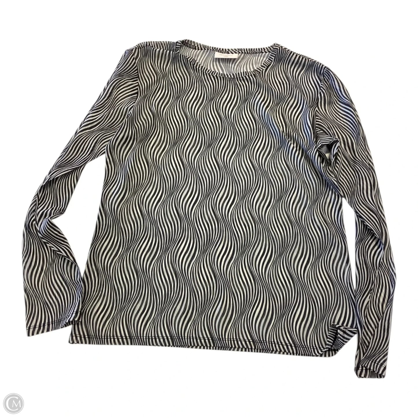 Top Long Sleeve By Clothes Mentor In Animal Print, Size: Xl