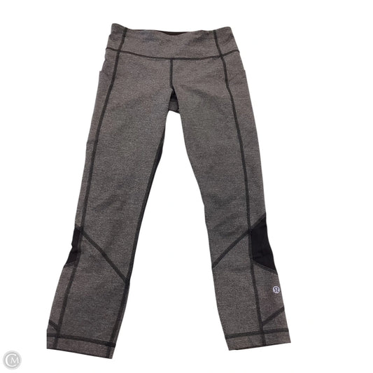 Athletic Leggings By Lululemon In Grey, Size: 4
