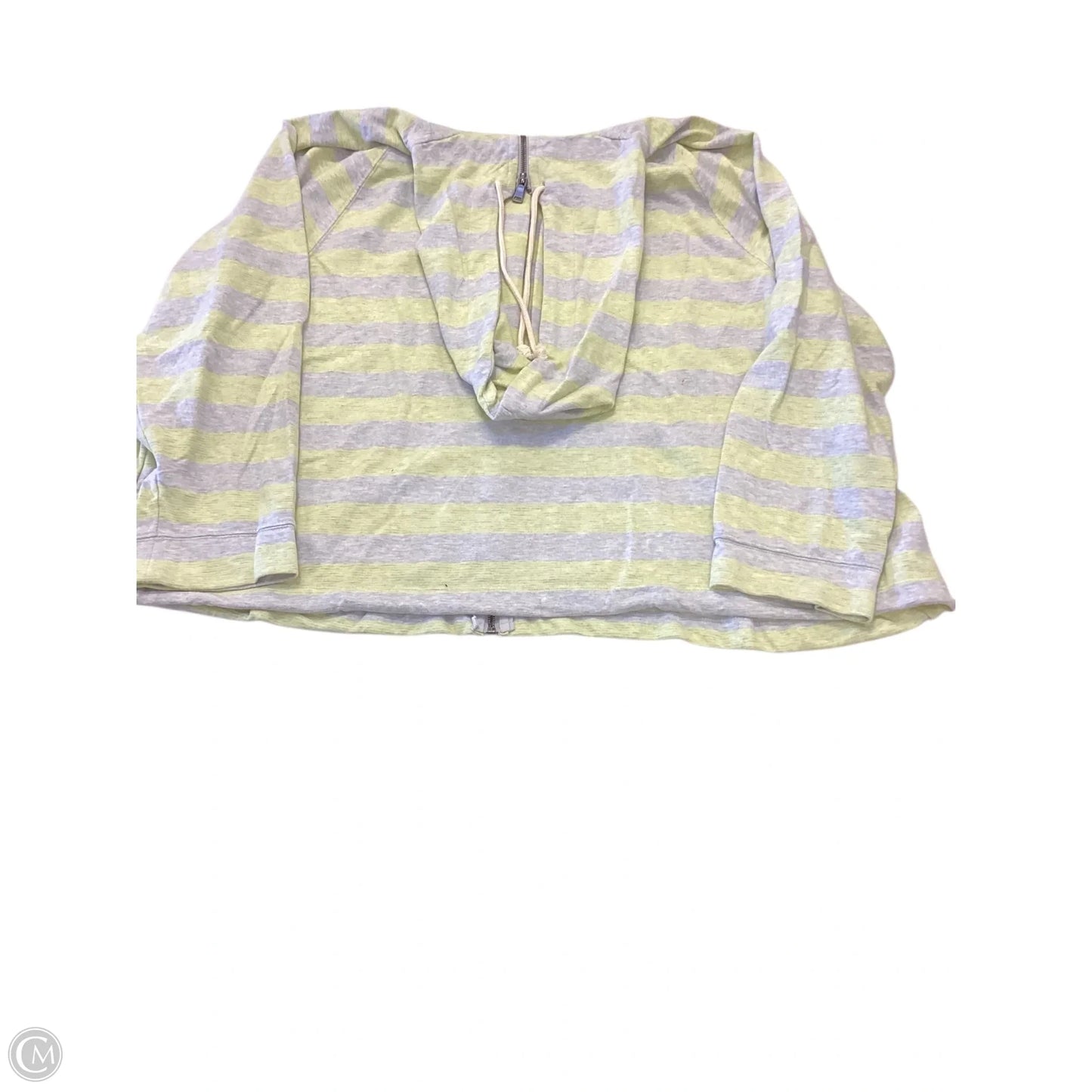 Athletic Jacket By Sonoma In Yellow, Size: 3x