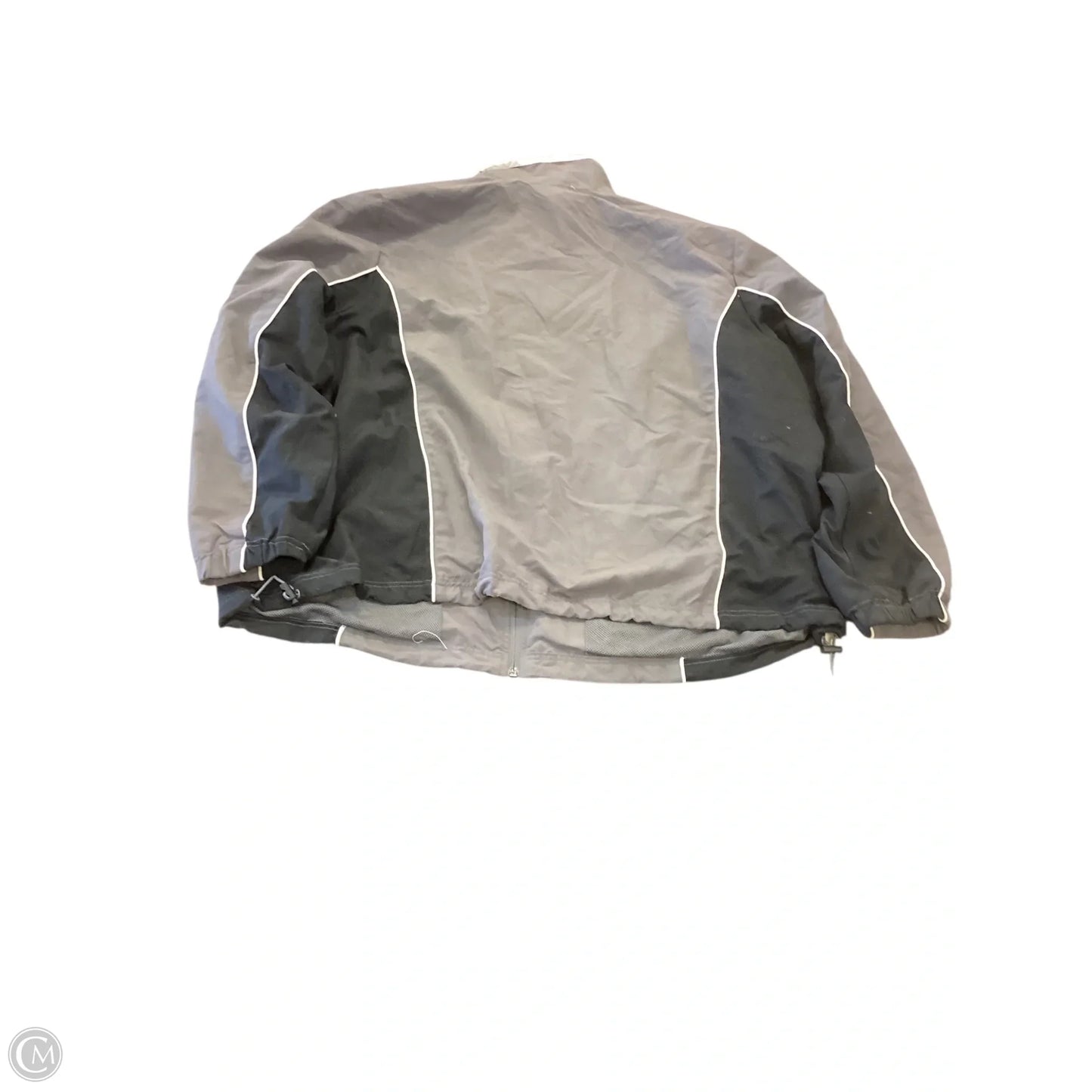 Athletic Jacket By St Johns Bay In Grey, Size: 2x