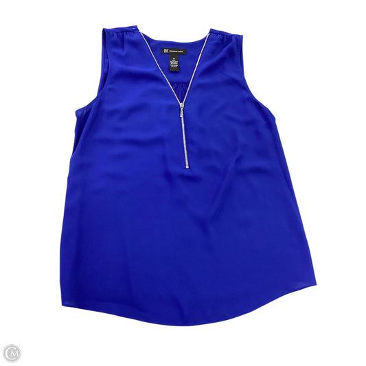 Top Sleeveless By Inc In Blue, Size: M