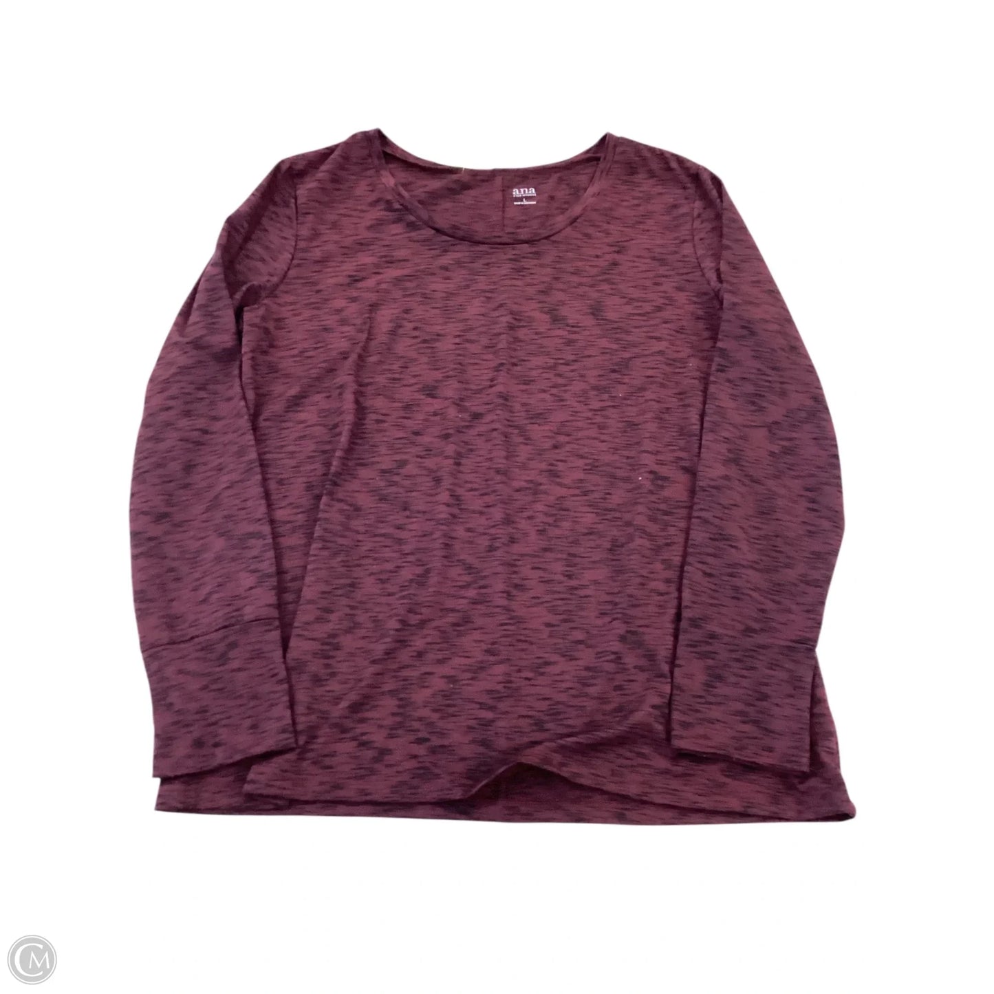 Top Long Sleeve By Ana In Purple, Size: L