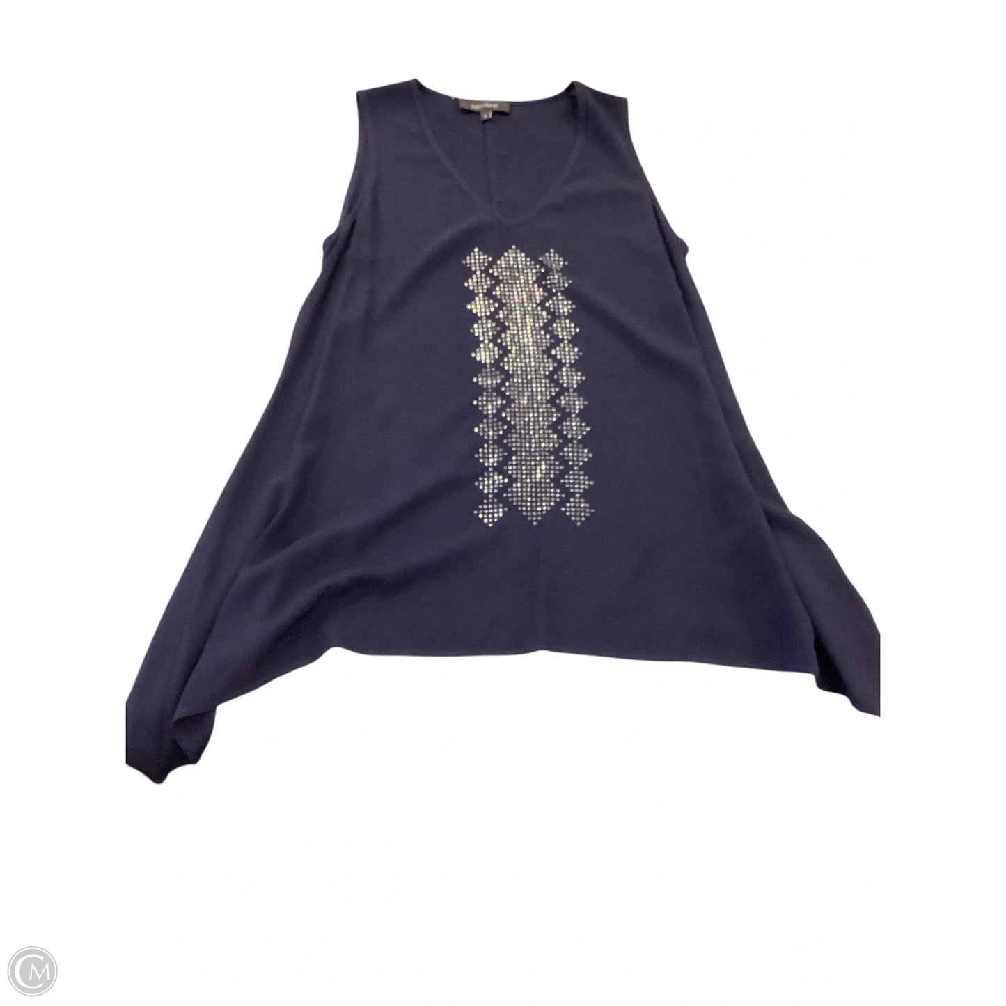 Top Sleeveless By Karen Kane In Navy, Size: S