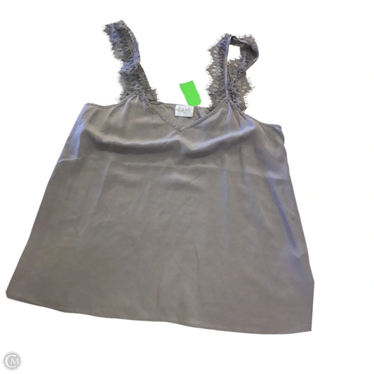Top Cami By Clothes Mentor In Grey, Size: L