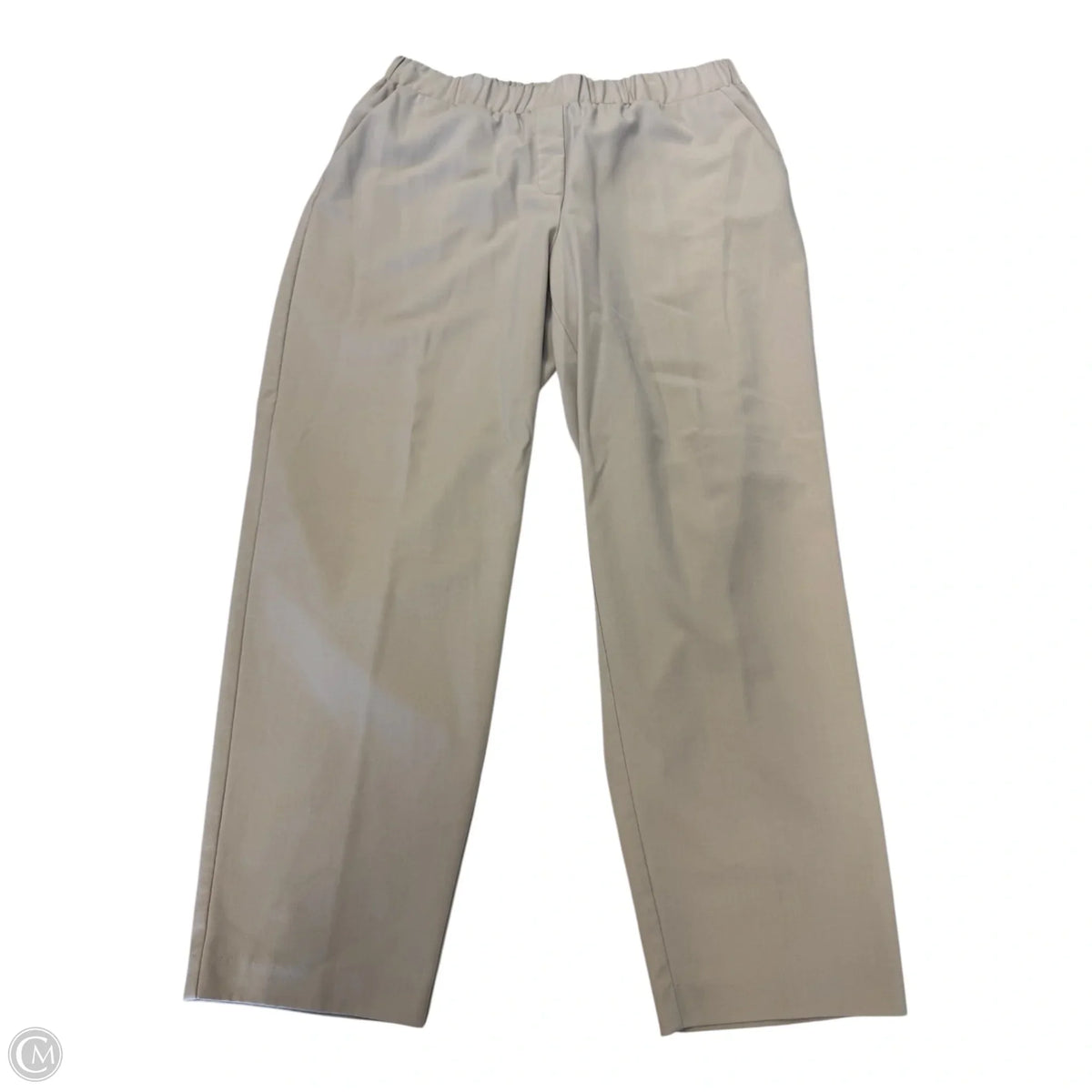 Pants Cropped By Chicos In Tan, Size: L