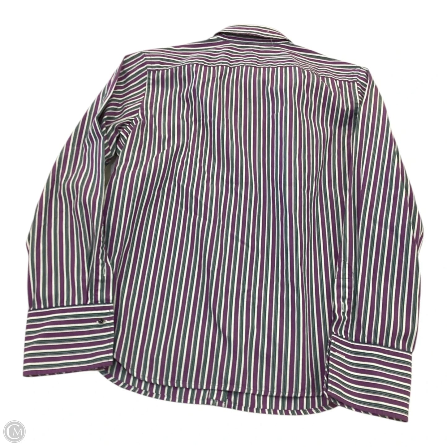 Top Long Sleeve By Ralph Lauren In Striped Pattern, Size: M