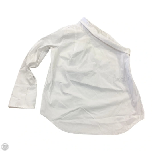 Top 3/4 Sleeve By Banana Republic In White, Size: 4p