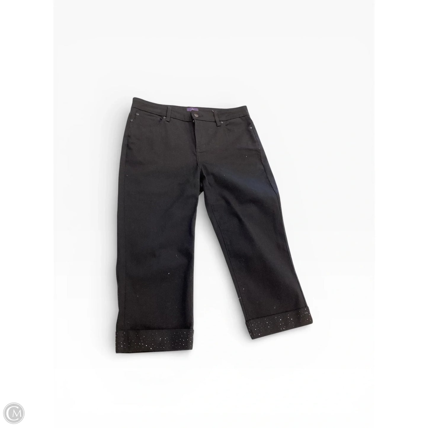 Capris By Not Your Daughters Jeans In Black, Size: 12