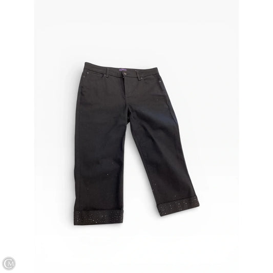Capris By Not Your Daughters Jeans In Black, Size: 12