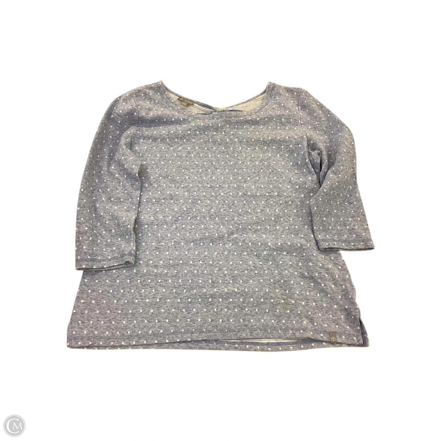 Top 3/4 Sleeve By Talbots In Blue, Size: M