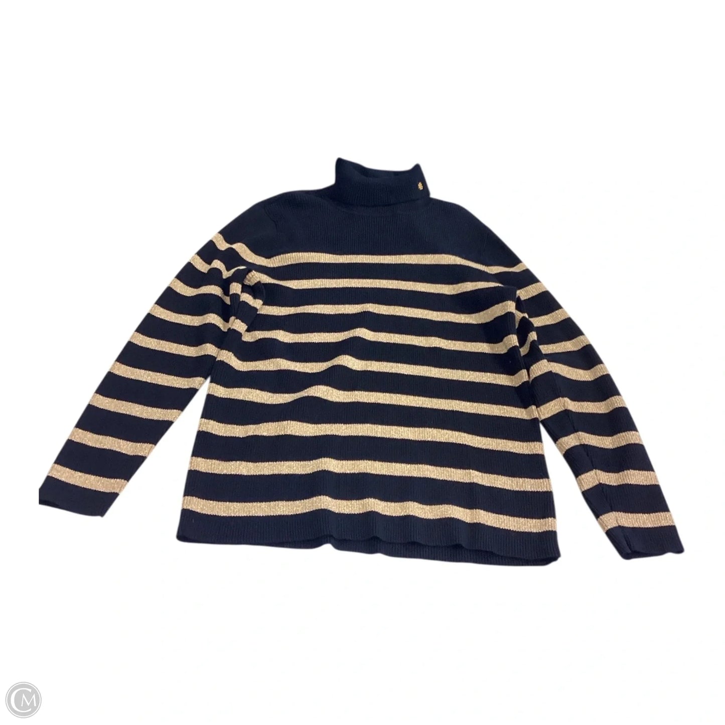 Sweater By Ralph Lauren In Striped Pattern, Size: 2x