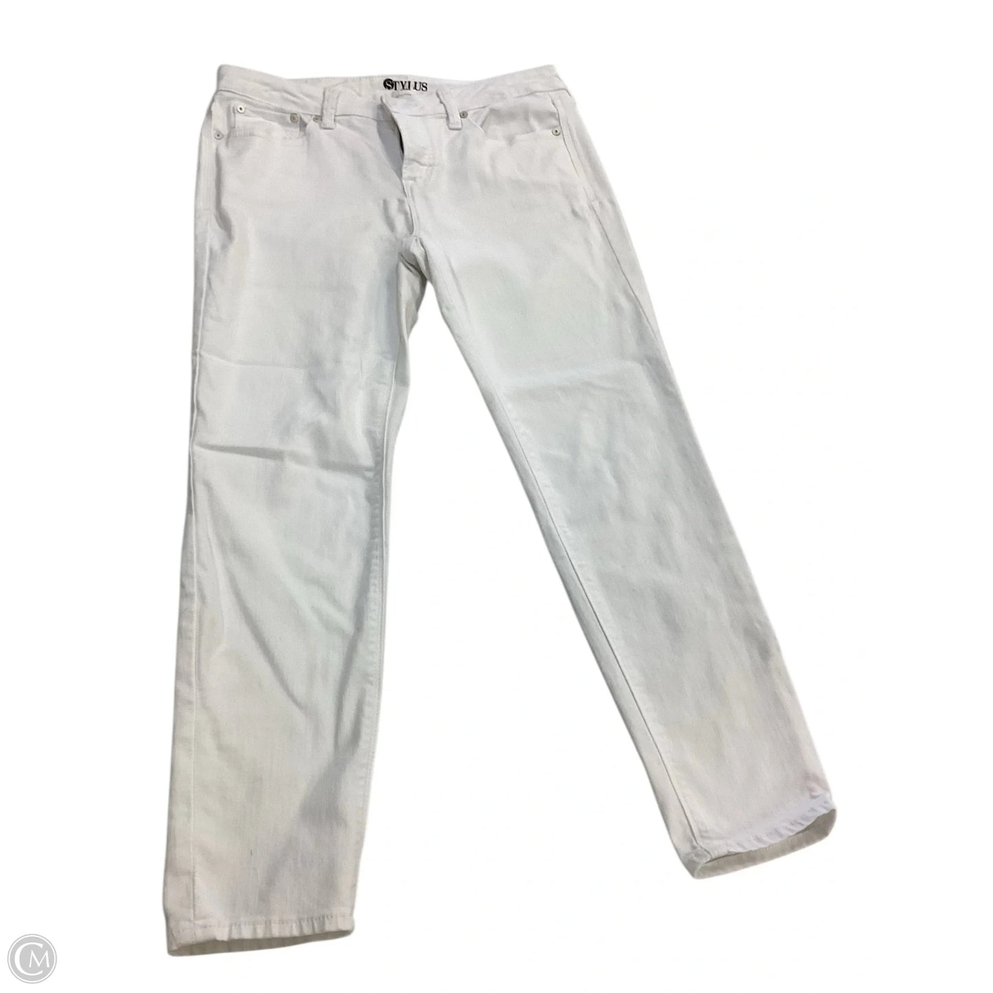 Pants Cropped By Stylus In White, Size: 10