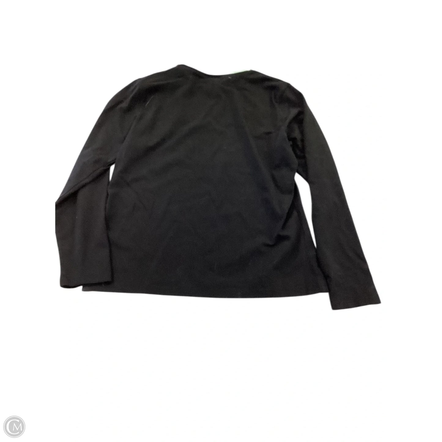 Top Long Sleeve By Talbots In Black, Size: Mp