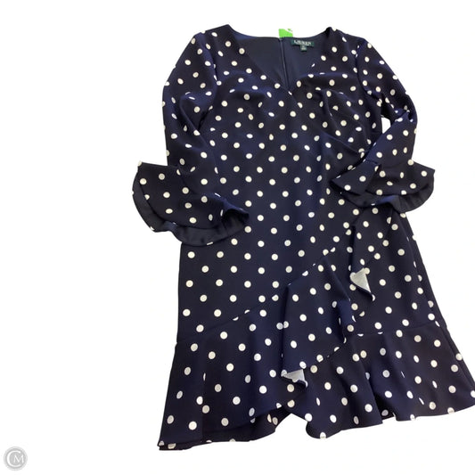 Dress Casual Short By Ralph Lauren In Polkadot Pattern, Size: 12p