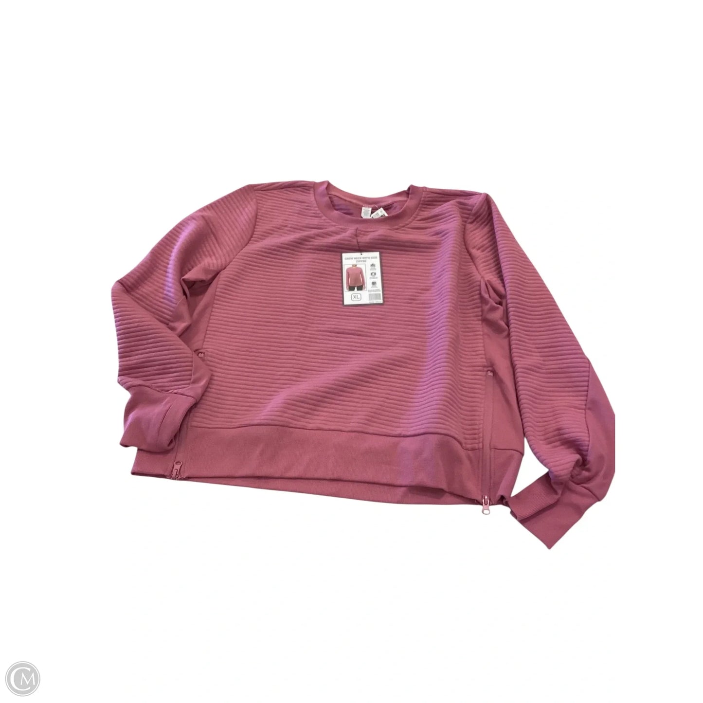 Top Long Sleeve By Rbx In Pink, Size: Xl
