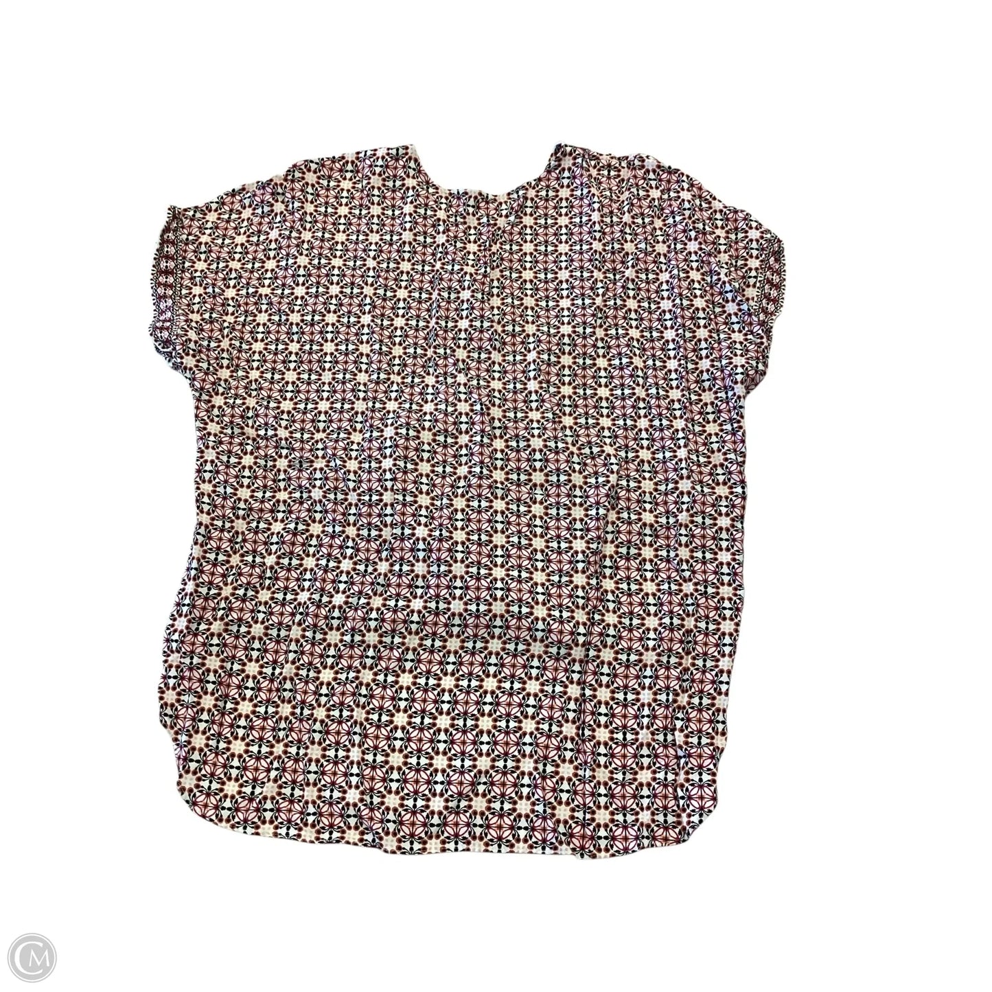 Top Short Sleeve By Max Studio In Red, Size: L