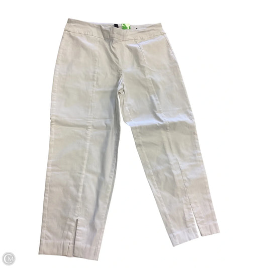 Capris By Jm Collections In White, Size: L