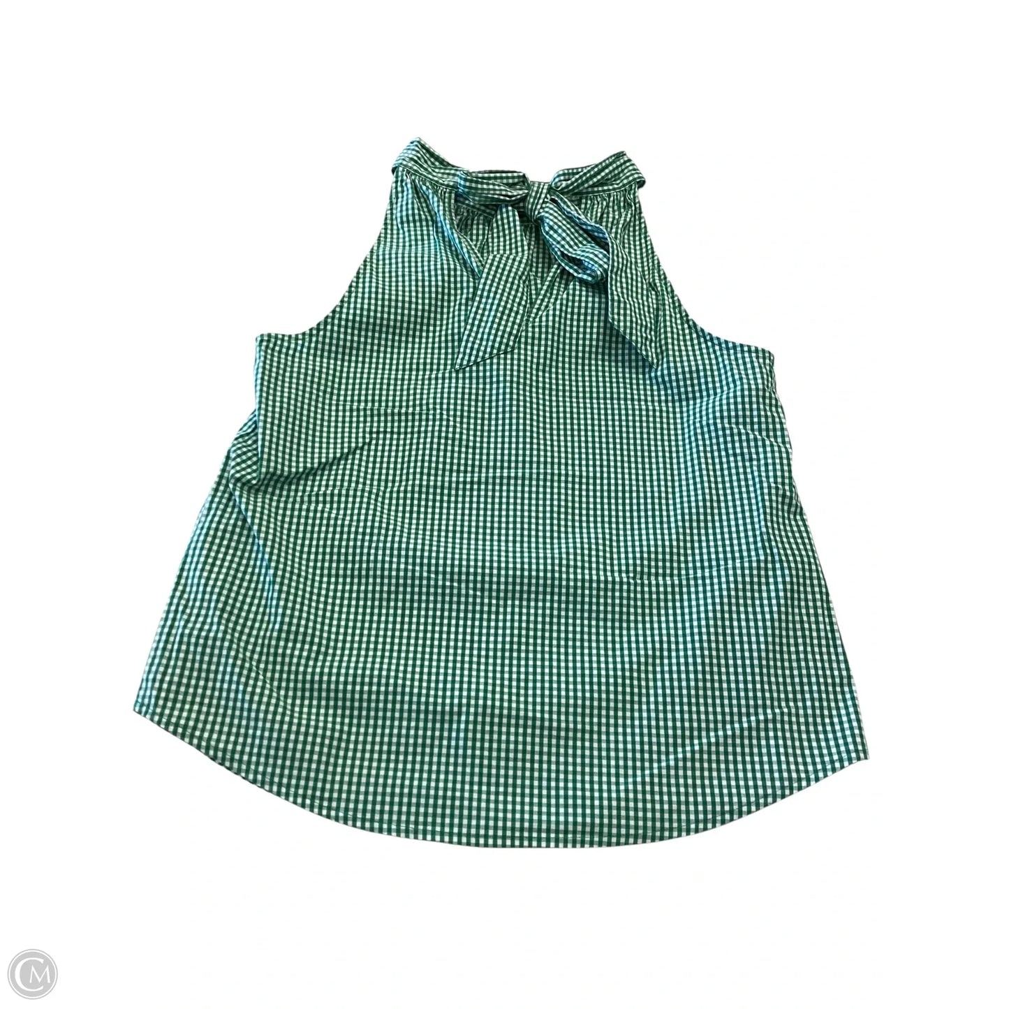 Blouse Sleeveless By J. Crew In Green, Size: 4