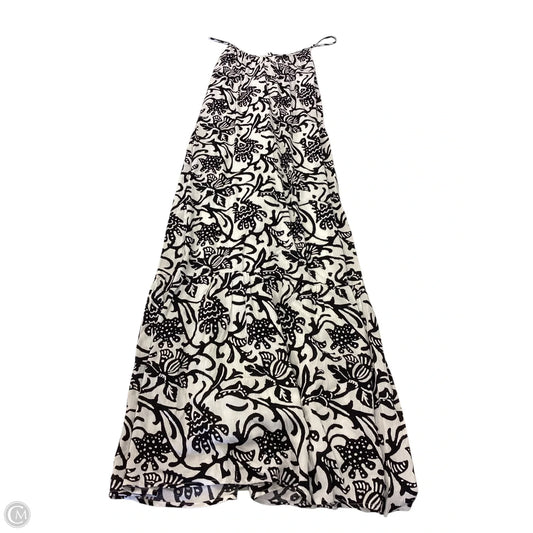 Dress Casual Maxi By Loft In Black & White, Size: Xsp