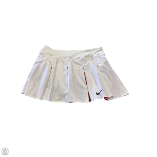 Skort By Nike Apparel In Gold & Red, Size: M