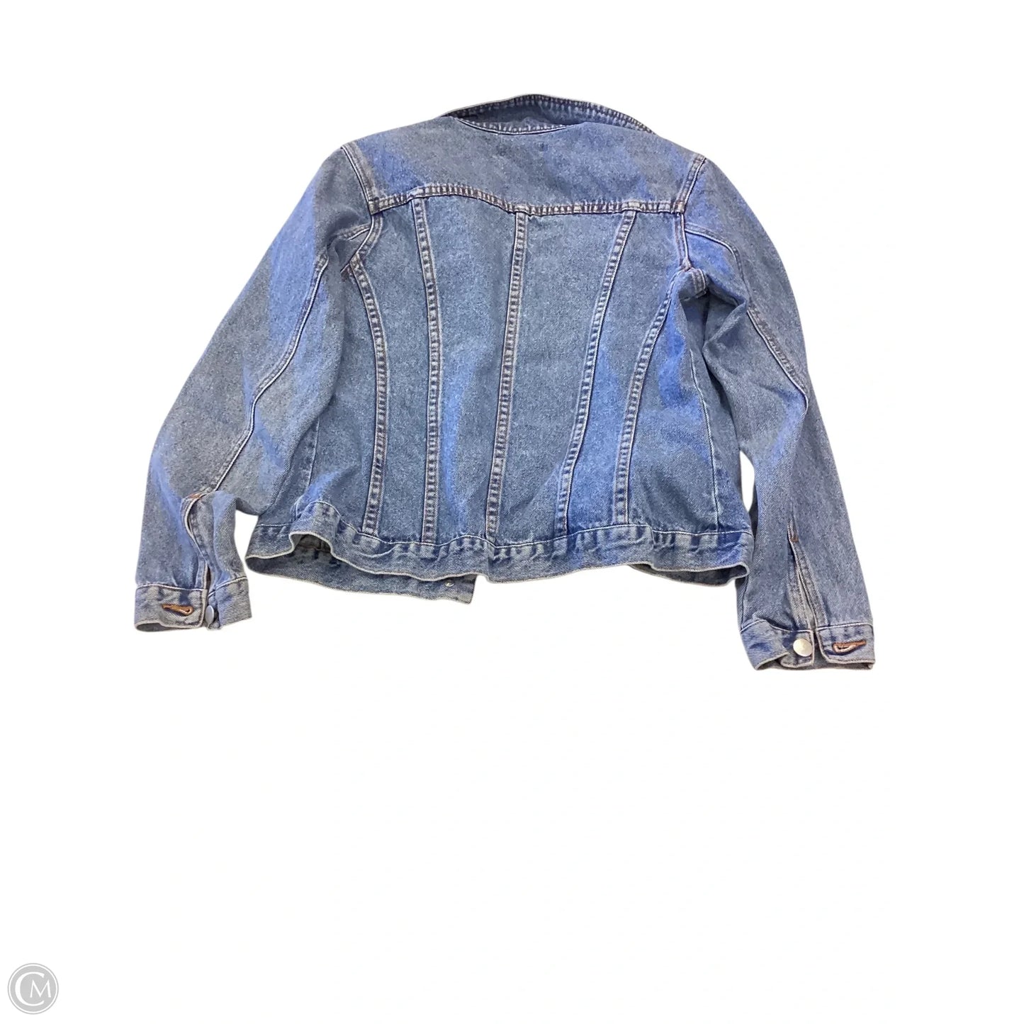 Jacket Denim By Clothes Mentor In Blue, Size: M