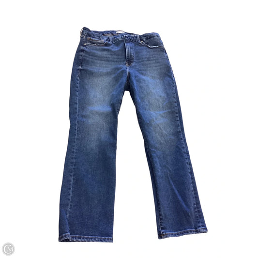 Jeans Cropped By Good American In Blue, Size: 14