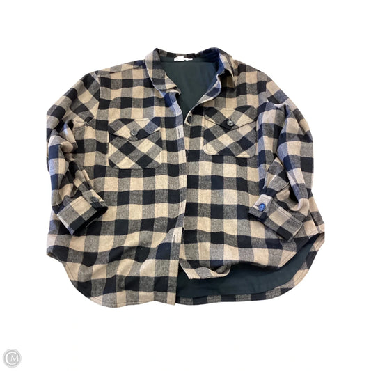 Jacket Other By Good American In Checkered Pattern, Size: 4x