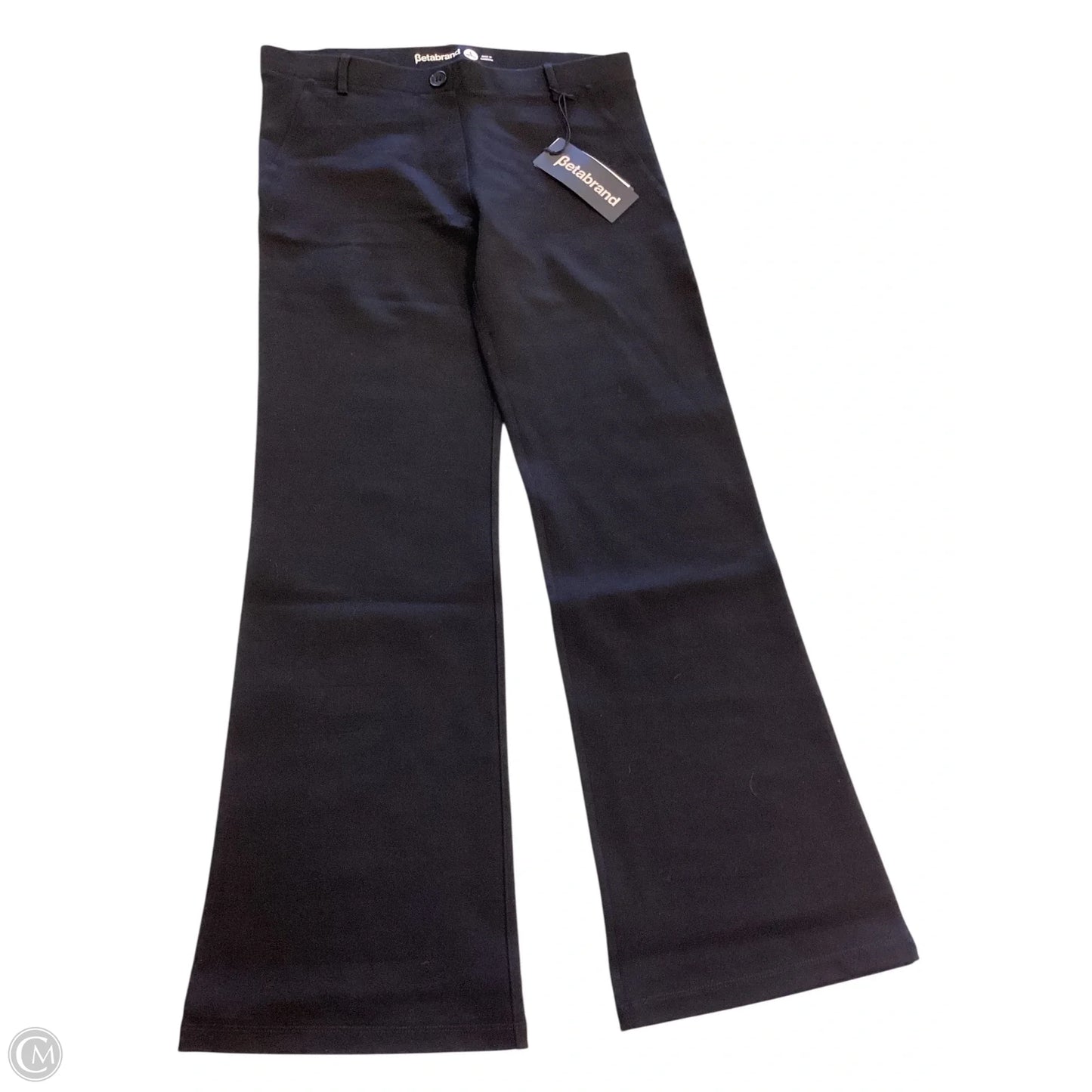 Pants Cropped By Betabrand In Black, Size: Lp