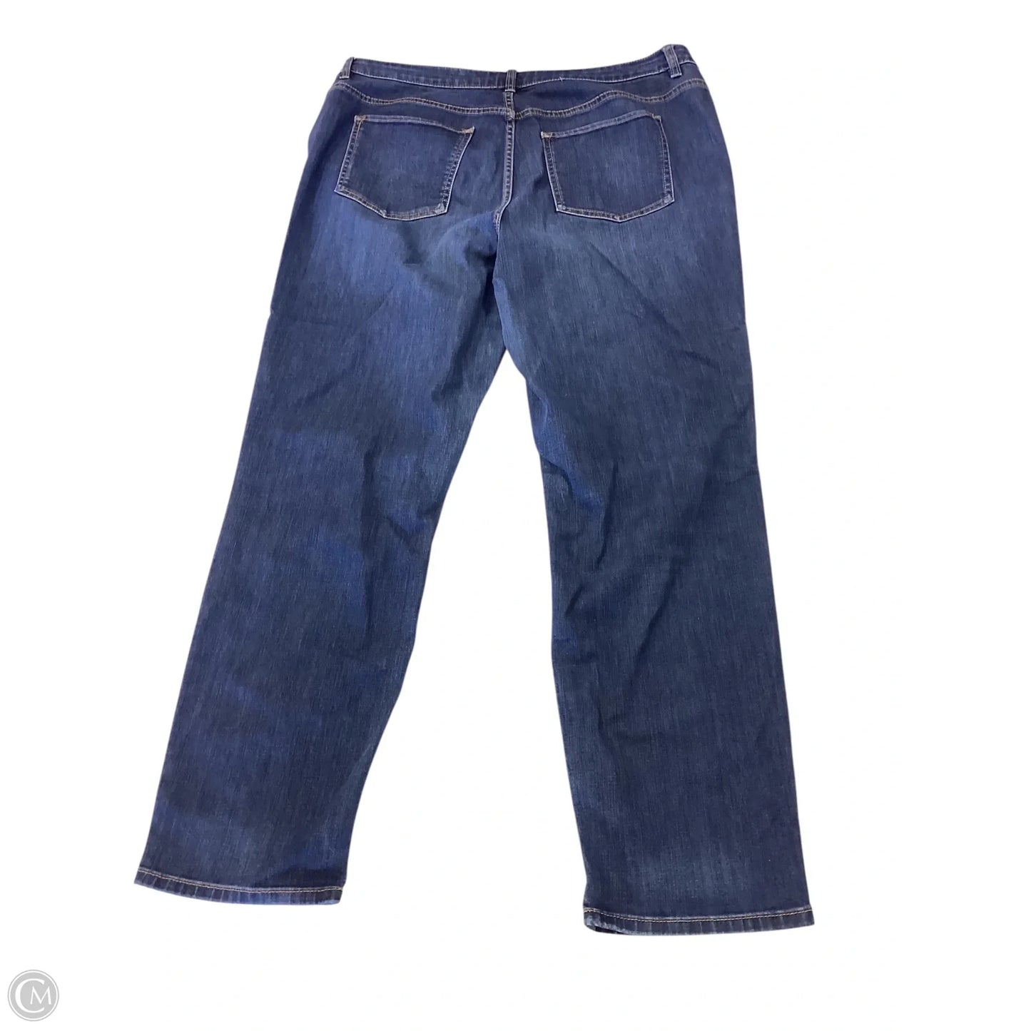 Jeans Cropped By Liz Claiborne In Blue, Size: 18