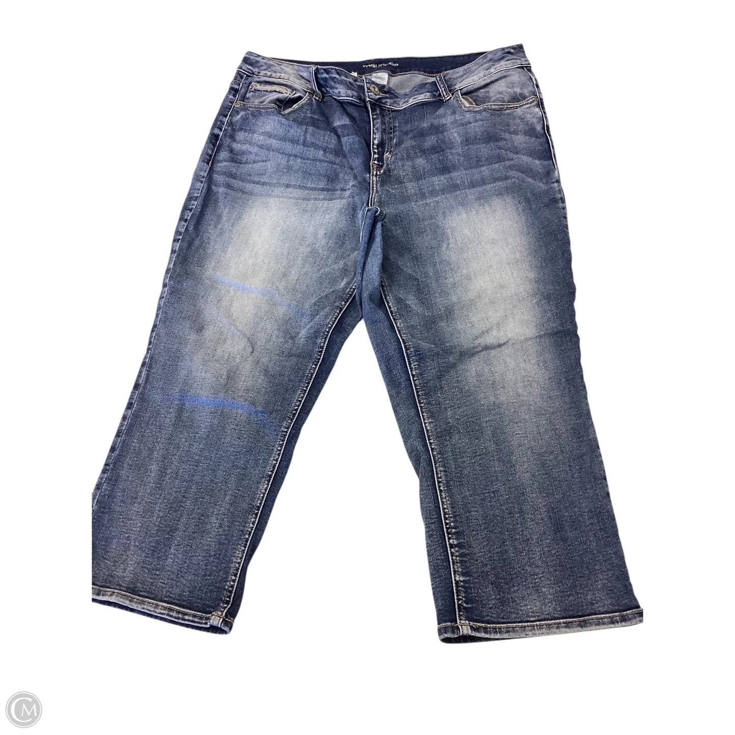 Capris By Maurices In Blue, Size: 18