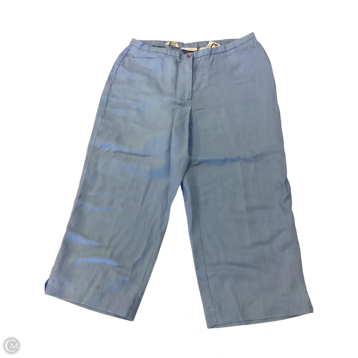Capris By Liz Claiborne In Blue, Size: 10p