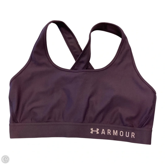 Athletic Bra By Under Armour In Purple, Size: Xl