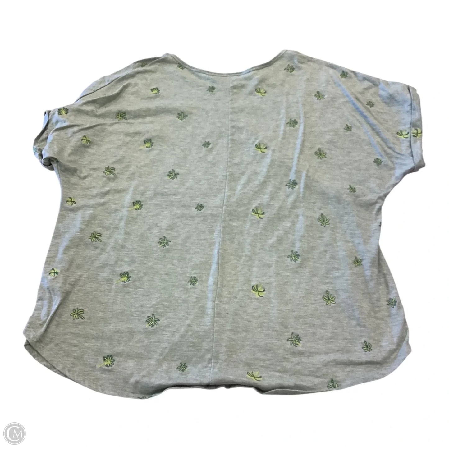 Top Short Sleeve By Amanda In Green, Size: 2x