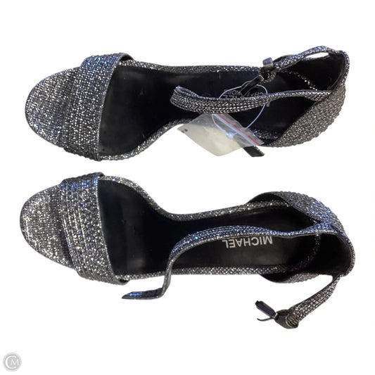 Shoes Heels Stiletto By Michael By Michael Kors In Silver, Size: 6.5